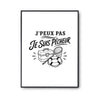 Poster J’peux pas je suis Pêcheur
