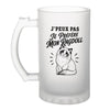 Verre à Bière J’peux pas je préfère mon Ragdoll