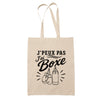 Tote Bag Beige J’peux pas j’ai Boxe