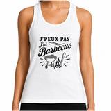 Débardeur Femme J’peux pas j’ai Barbecue