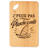 Planche à Découper J’peux pas j’ai planche à voile J'peux pas minimaliste