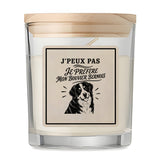 Bougie Parfumée Vanille J’peux pas je préfère mon Bouvier Bernois