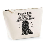 Trousse Beige J’peux pas je préfère mon Terre-Neuve
