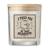 Bougie Parfumée Vanille J’peux pas je suis Plaquiste