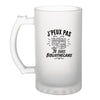 Verre à Bière J’peux pas je suis Bibliothécaire