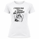 T-shirt de Sport Femme J’peux pas je préfère mon Norvégien