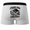 Boxer Homme J’peux pas je suis Comptable – Impression au dos
