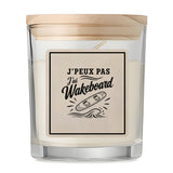 Bougie Parfumée Vanille J’peux pas j’ai Wakeboard