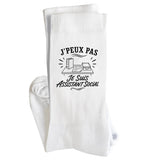 Chaussettes Homme Femme J’peux pas je suis Assistant social