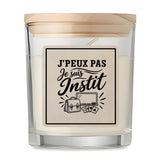 Bougie Parfumée Vanille J’peux pas je suis Instit