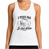 Débardeur Femme J’peux pas je suis ATSEM