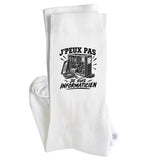Chaussettes Homme Femme J’peux pas je suis Informaticien