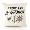 Housse de Coussin J’peux pas je suis Marin