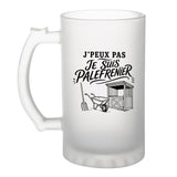 Verre à Bière J’peux pas je suis Palefrenier