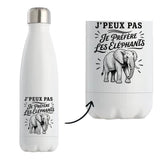 Gourde Isotherme J’peux pas je préfère les Éléphants