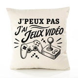Housse de Coussin J’peux pas j’ai Jeux vidéo