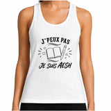 Débardeur Femme J’peux pas je suis AESH