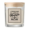 Bougie Parfumée Vanille J’peux pas je pars à la Montagne