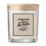 Bougie Parfumée Vanille J’peux pas je préfère ma Tortue
