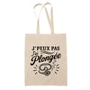 Tote Bag Beige J’peux pas j’ai Plongée