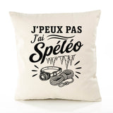 Housse de Coussin J’peux pas j’ai Spéléo
