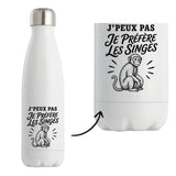 Gourde Isotherme J’peux pas je préfère les Singes