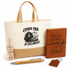 Coffret Cadeau J’peux pas je suis Avocat – Sac jute, carnet, stylo, porte-clés et marque-page