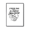 Poster J’peux pas je préfère mon Gecko
