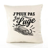 Housse de Coussin J’peux pas j’ai Luge