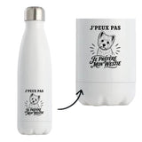 Gourde Isotherme J’peux pas je préfère mon Westie