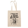 Tote Bag Beige J’peux pas je préfère mon Cane Corso
