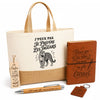 Coffret Cadeau J’peux pas je préfère les Jaguars – Sac jute, carnet, stylo, porte-clés et marque-page