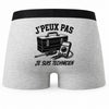 Boxer Homme J’peux pas je suis Technicien – Impression au dos
