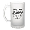 Verre à Bière J’peux pas j’ai Kickboxing