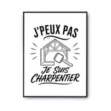 Poster J’peux pas je suis Charpentier