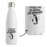 Gourde Isotherme J’peux pas je préfère les Manchots