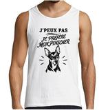Débardeur Homme J’peux pas je préfère mon Pinscher