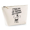 Trousse Beige J’peux pas je préfère les Chamois