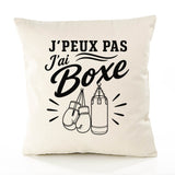 Housse de Coussin J’peux pas j’ai Boxe
