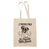 Tote Bag Beige J’peux pas je préfère mon Boxer