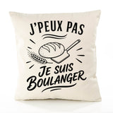 Housse de Coussin J’peux pas je suis Boulanger