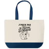 Grand Sac Cabas Fond Bleu J’peux pas je préfère les Koalas