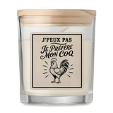 Bougie Parfumée Vanille J’peux pas je préfère mon Coq