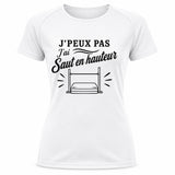 T-shirt de Sport Femme J’peux pas j’ai Saut en hauteur