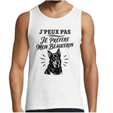 Débardeur Homme J’peux pas je préfère mon Beauceron