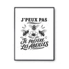 Poster J’peux pas je préfère les Abeilles