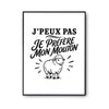 Poster J’peux pas je préfère mon Mouton