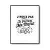 Poster J’peux pas je préfère ma Tortue