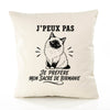 Housse de Coussin J’peux pas je préfère mon Sacré de Birmanie