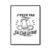 Poster J’peux pas j’ai Club lecture